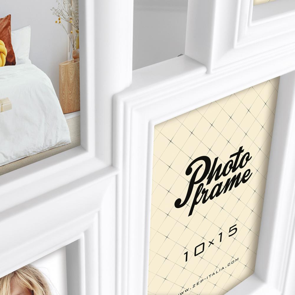 Tolosa White Ramă pentru colaj - 8 Fotografii