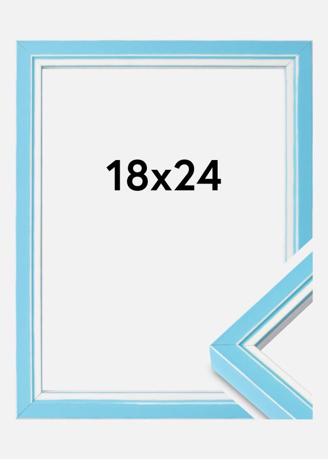 Ramă Diana Sticlă acrilică Albastru deschis 18x24 cm