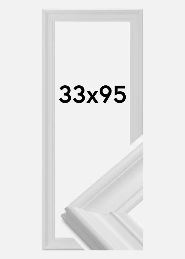 Ramă Mora Premium Alb 33x95 cm