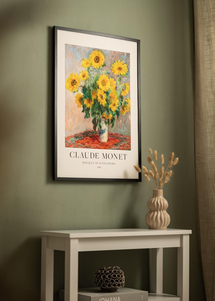 Ramă Modern Sticlă acrilică Negru 70x100 cm