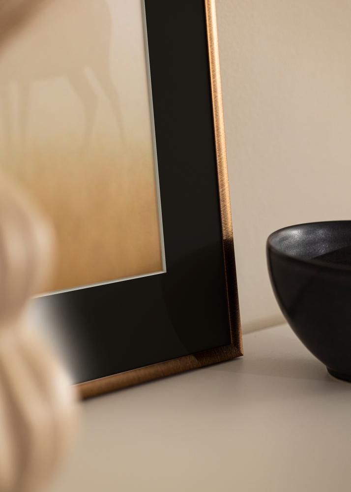 Ramă New Lifestyle Bronz 60x80 cm - Paspartu Negru 50x65 cm