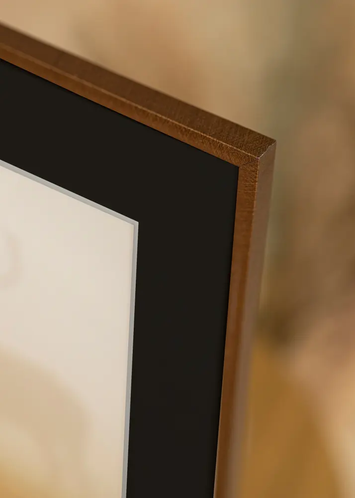 Ramă New Lifestyle Bronz 50x70 cm - Paspartu Negru 16x24 inches