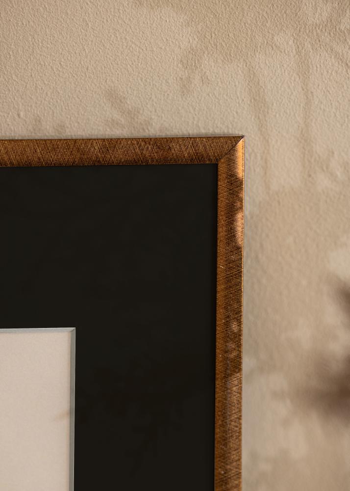 Ramă New Lifestyle Bronz 60x80 cm - Paspartu Negru 50x65 cm