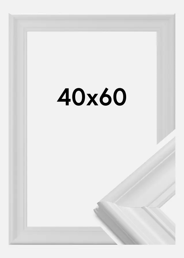 Ramă Mora Premium Alb 40x60 cm