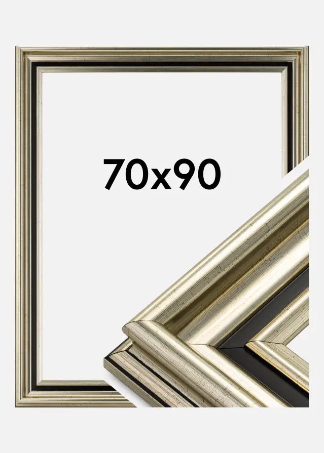 Ramă Gysinge Premium Argintiu 70x90 cm