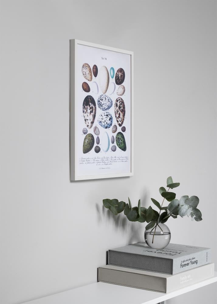 Ramă Oslo Sticlă acrilică Alb 30x30 cm
