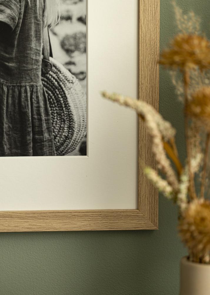 Paspartu Alb-cretă 13x18 cm (8x11,5 cm)