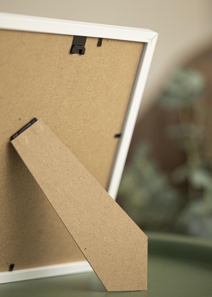 Ramă Trendy Alb 20x25 cm - Paspartu Negru 14x18 cm