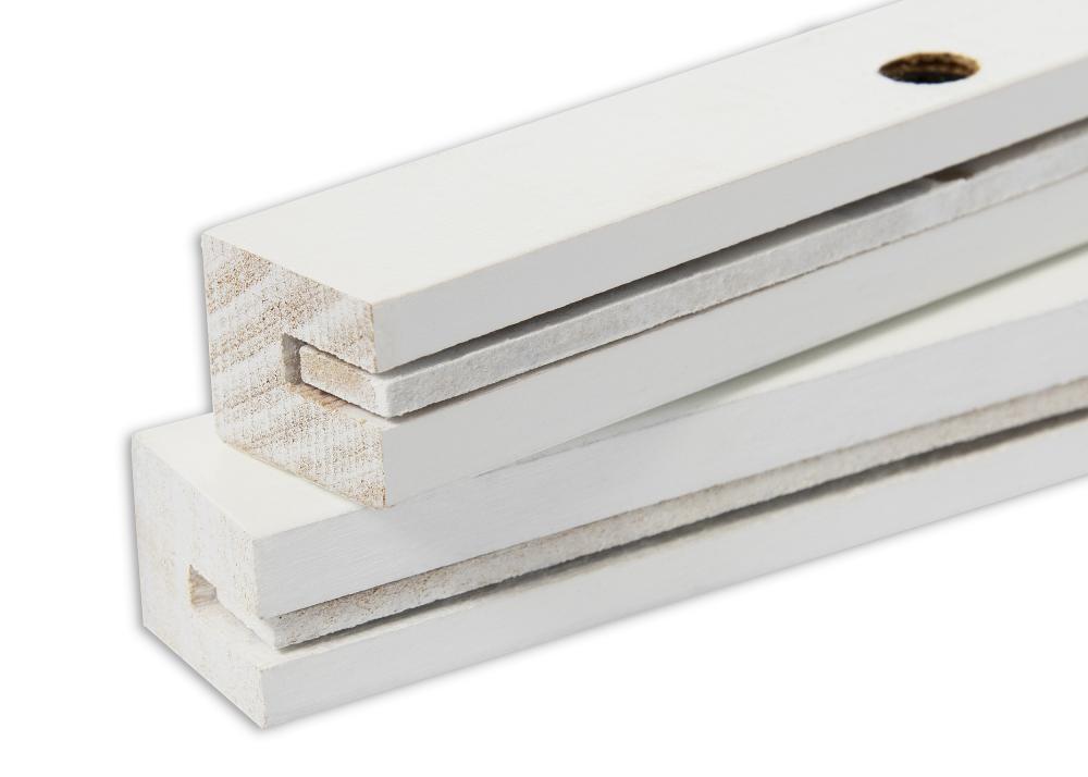 Agățătoare pentru postere Alb - 21 cm