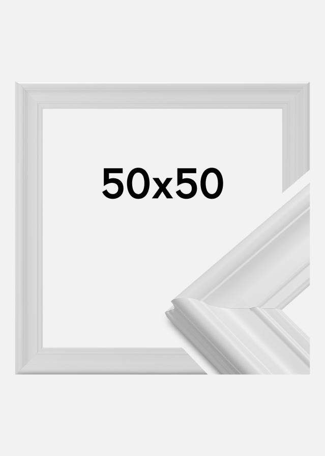 Ramă Mora Premium Sticlă acrilică Alb 50x50 cm