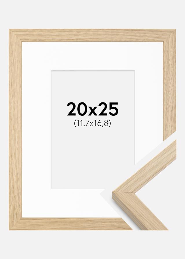 Ramă Grimsåker Stejar 20x25 cm - Paspartu Alb 5x7 inches