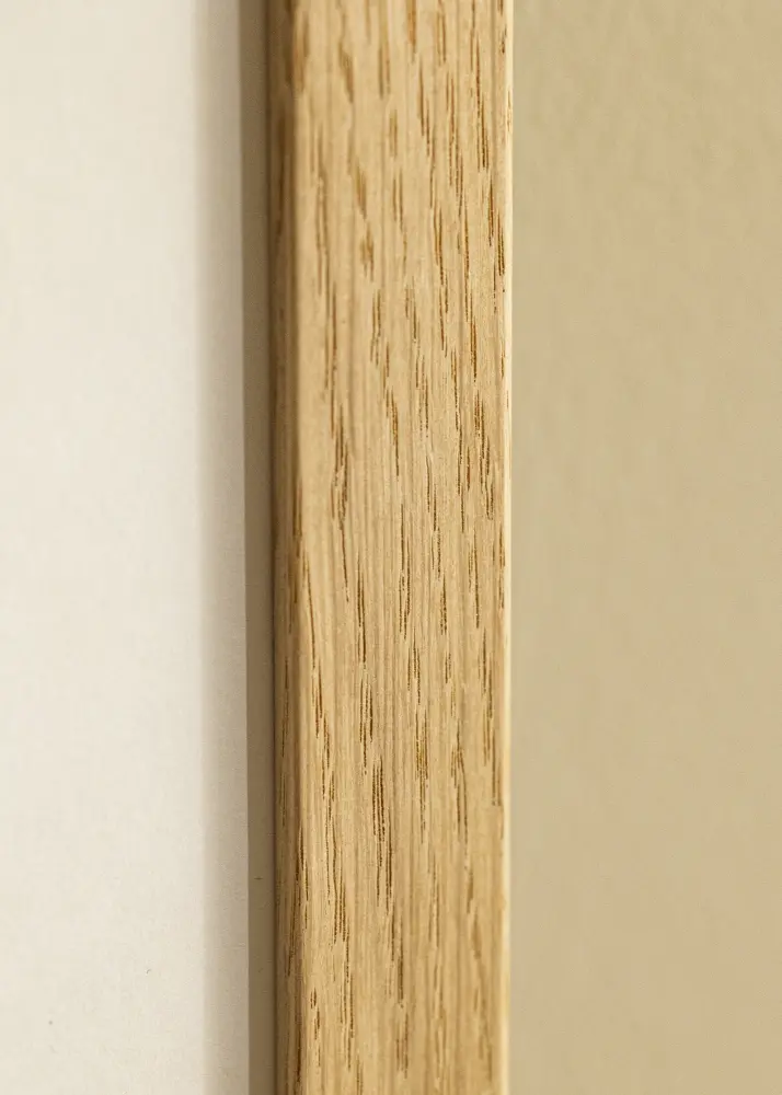 Ramă Trendline Stejar 30x30 cm - Paspartu Alb 8x8 inches