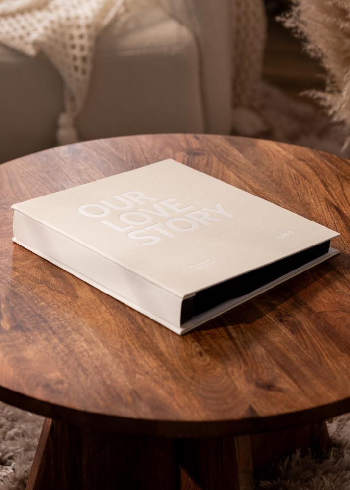 KAILA Album Foto POVESTEA DRAGOSTEI NOASTRE Crem - 600 de imagini în 10x15 cm