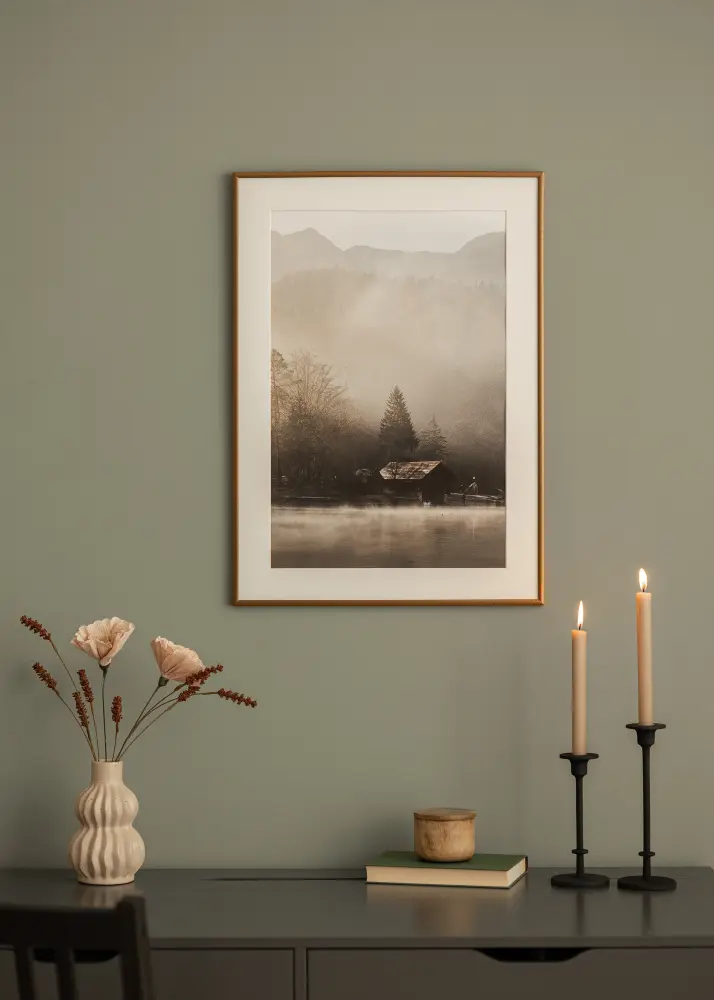 Ramă New Lifestyle Bronz 70x100 cm - Paspartu Alb 59,4x84 cm (A1)
