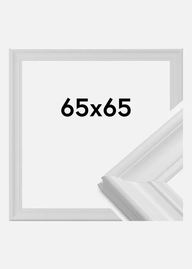 Ramă Mora Premium Alb 65x65 cm