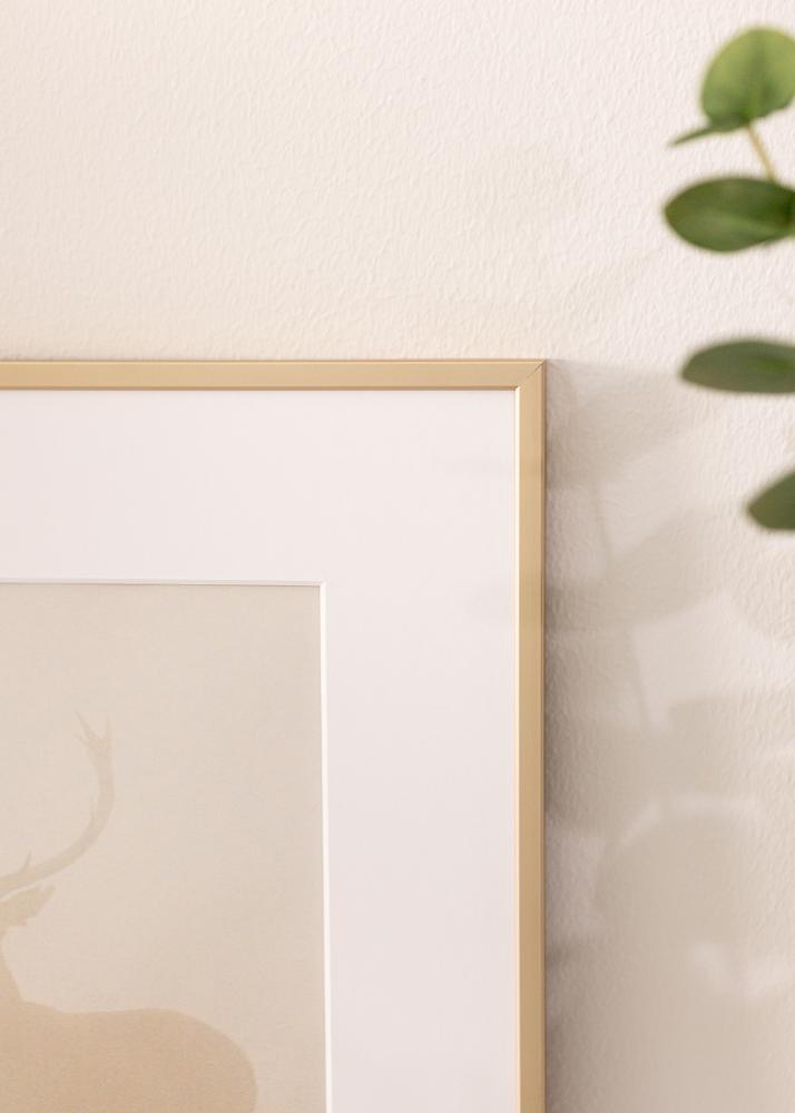 Ramă din aluminiu Sticlă acrilică Alamă 50x70 cm