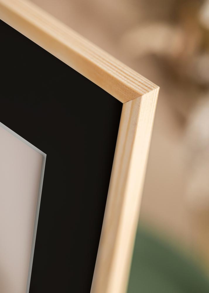 Ramă Galant Lemn de pin 40x50 cm - Paspartu Negru 12x16 inches