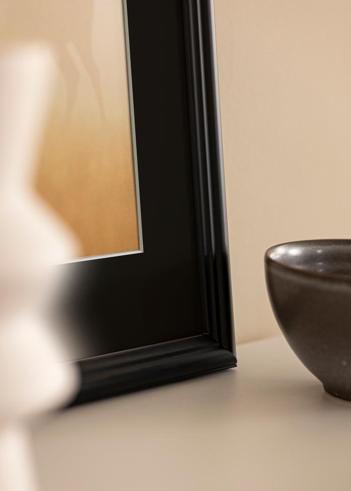 Ramă Siljan Negru 60x60 cm - Paspartu Negru 50x50 cm