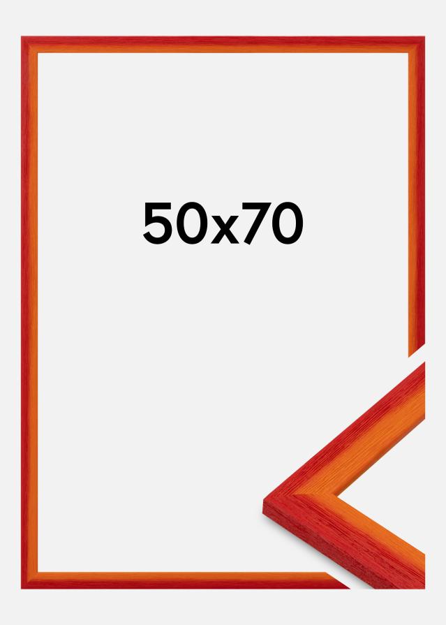 Ramă Cornwall Sticlă acrilică Roșu 50x70 cm