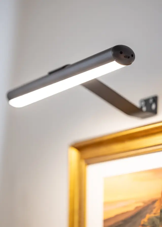 KAILA Lux Lumină pentru Tablouri cu Baterii 33 cm - Negru