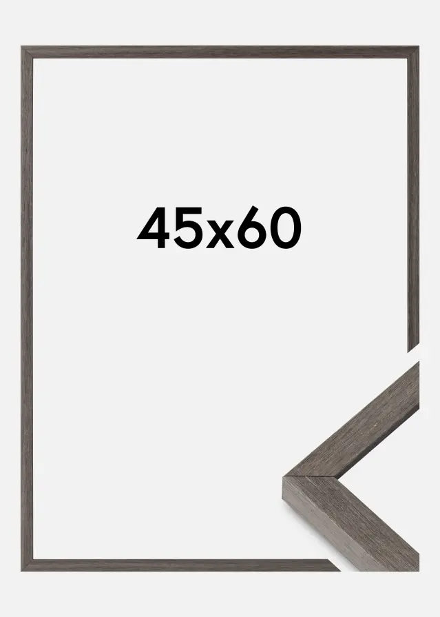 Ramă Ares Sticlă acrilică Grey Oak 45x60 cm