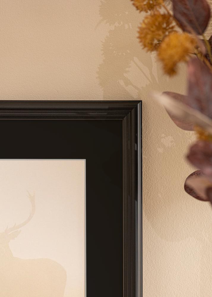 Ramă Siljan Negru 60x60 cm - Paspartu Negru 50x50 cm