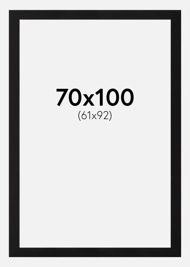 Paspartu Canson Negru Margine albă 70x100 cm (61x92)