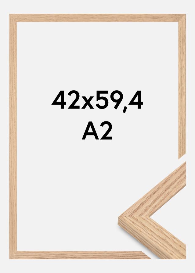 Ramă Tidlös Sticlă acrilică Stejar masiv 42x59,4 cm (A2)