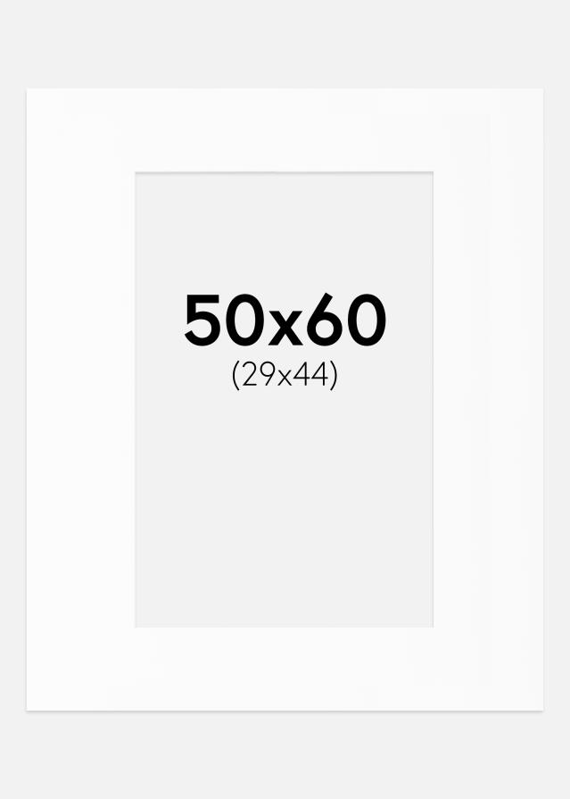 Paspartu Alb Standard Margine albă 50x60 cm (29x44)