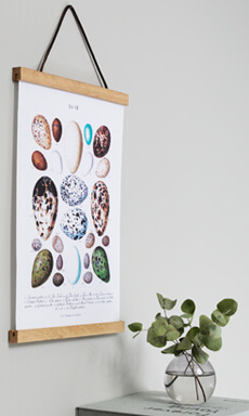 Suport poster de stejar