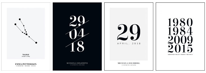 Găsește-ți favorita dintre posterele noastre personalizate